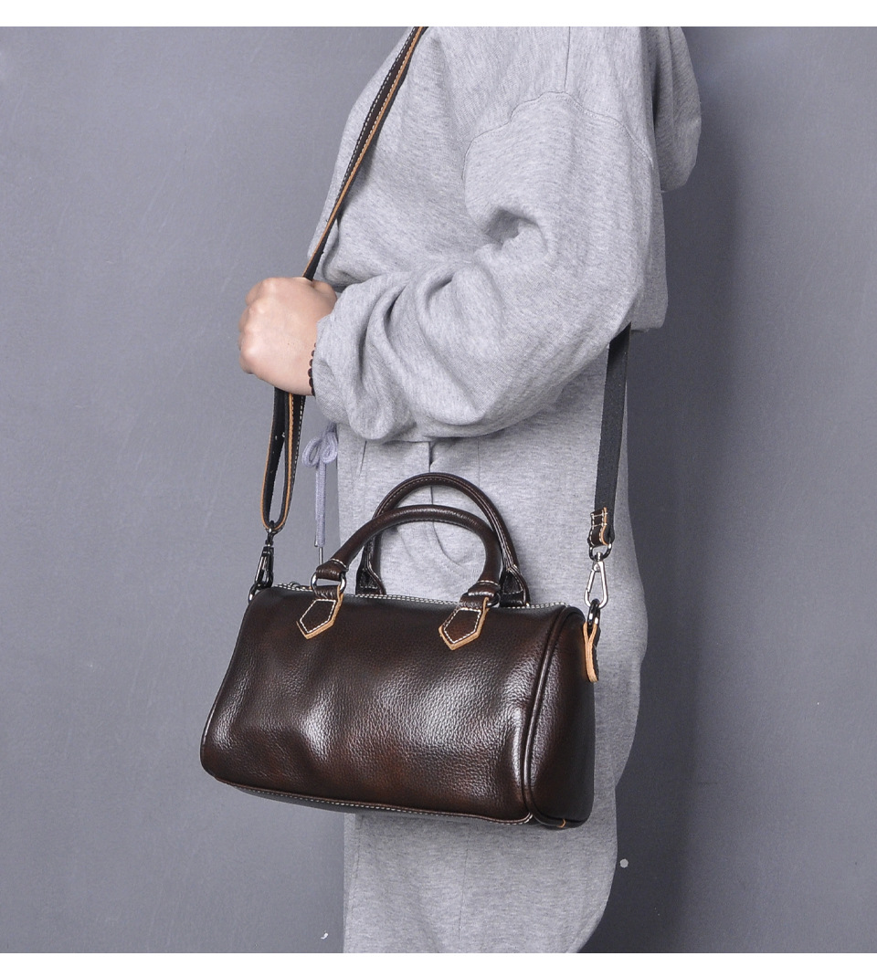 Cowhide Vintage Women's Bag