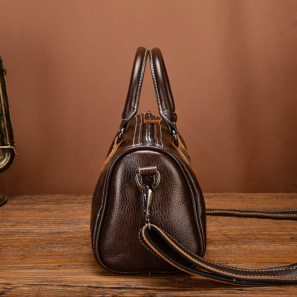 Cowhide Vintage Women's Bag