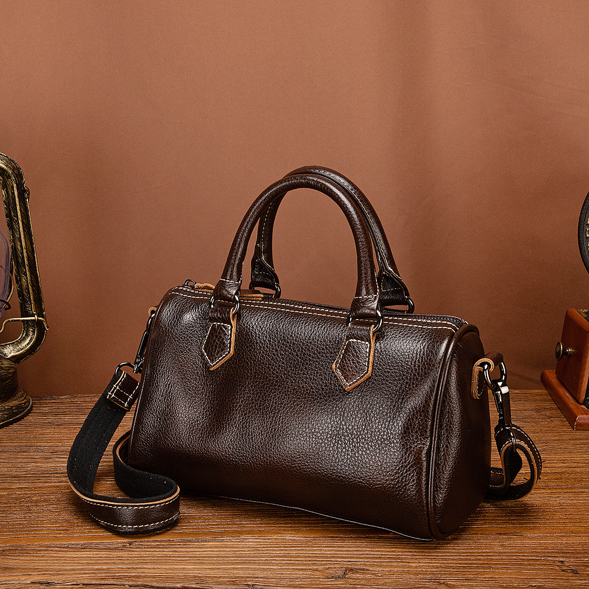 Cowhide Vintage Women's Bag