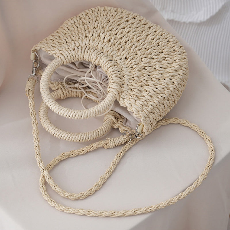 Raffia Bloom Bag