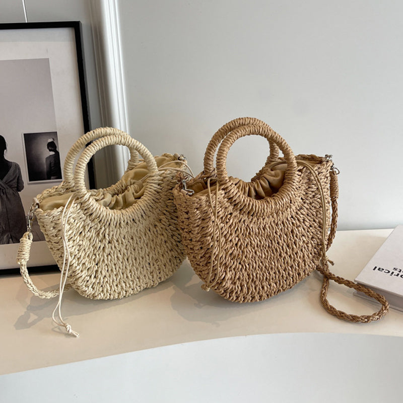 Raffia Bloom Bag