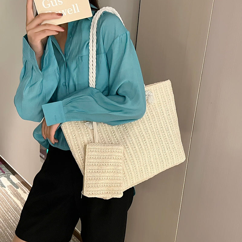 Sand Weave Duo & Coastal Breeze Bag