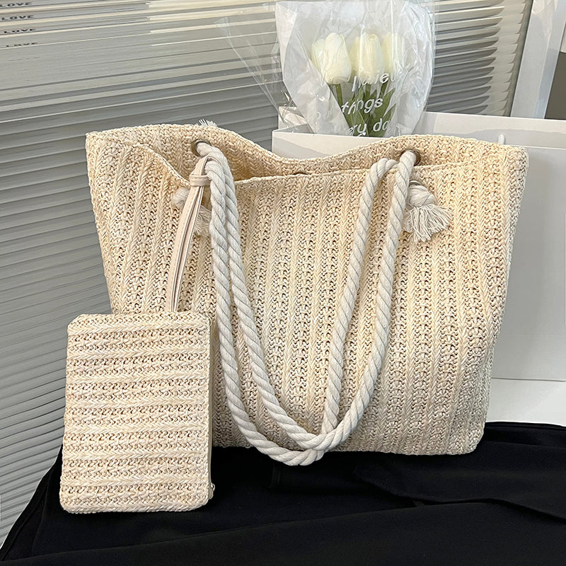 Sand Weave Duo & Coastal Breeze Bag